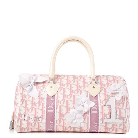 dior pink monogram wallet